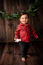Load image into Gallery viewer, Baby/Toddler Long Sleeve Button-Up Shirt - Vail
