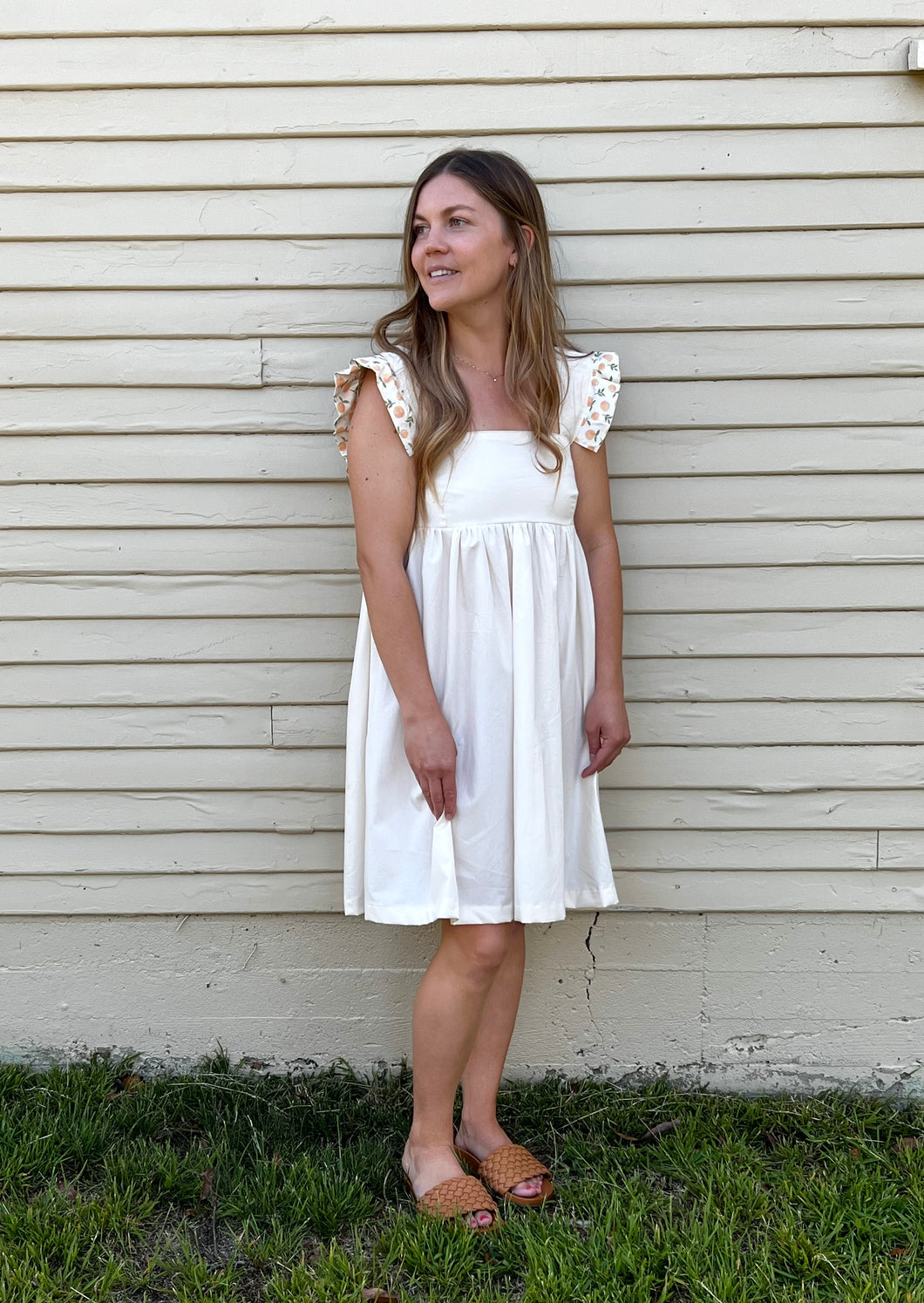 Ruffle Sleeve Mini Dress - Solimar